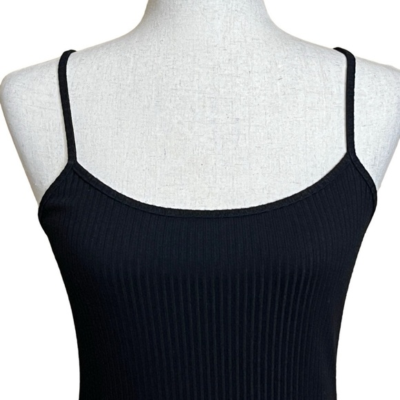 Urban Ooufitters Millie Ribbed Bodycon Mini Dress. Black Size M #989 - Picture 2 of 8